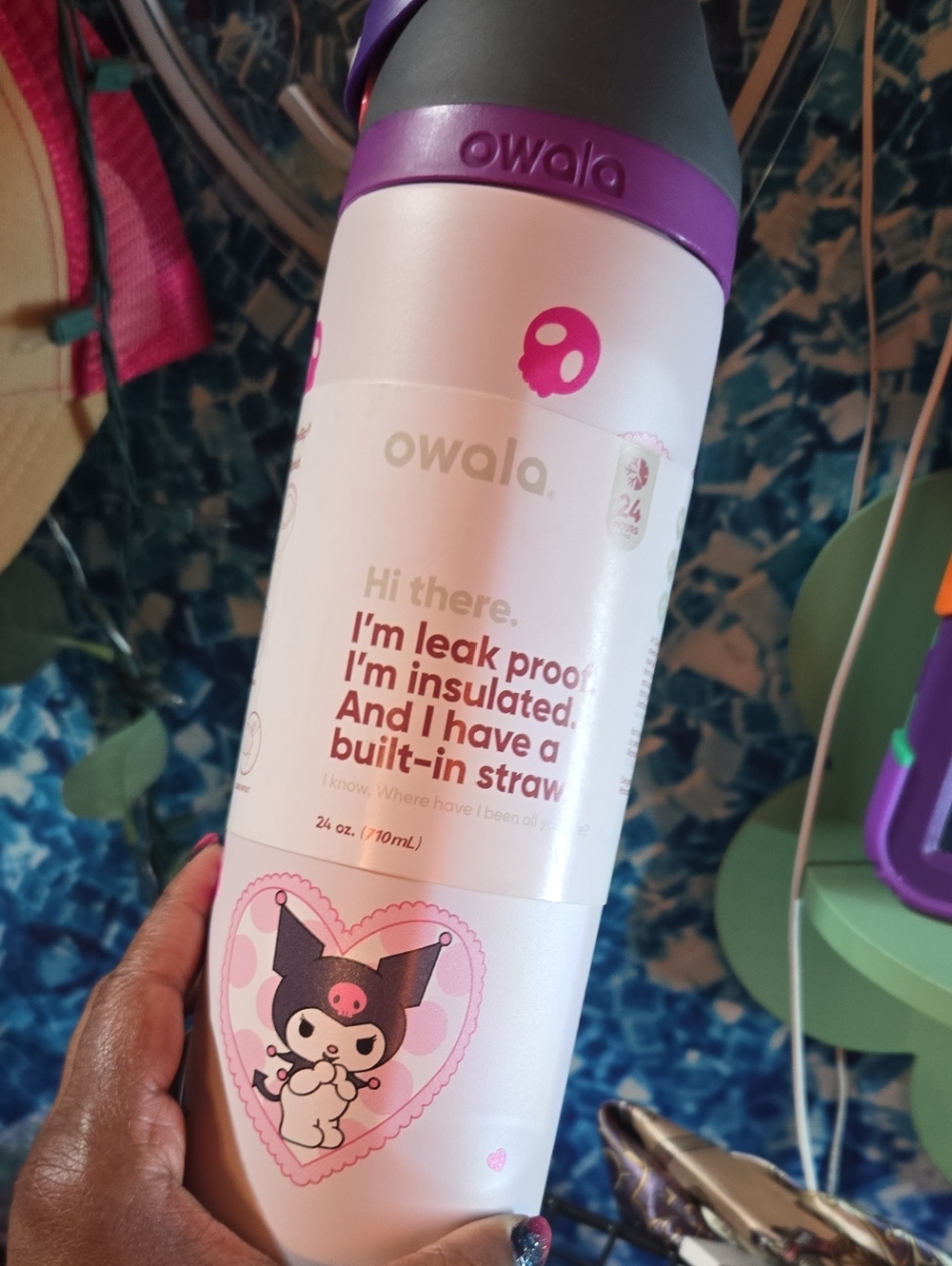 Owala Kuromi Tumbler 24 oz NeW
